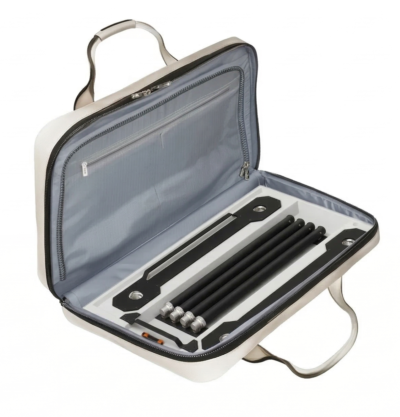 Carrying case for compact storage and transport